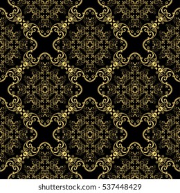 Seamless ornament on background. Wallpaper pattern