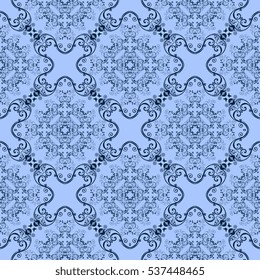 Seamless ornament on background. Wallpaper pattern