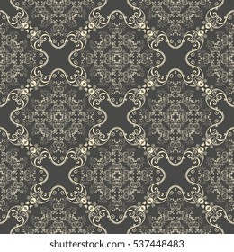 Seamless ornament on background. Wallpaper pattern