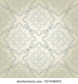 Seamless ornament on background. Wallpaper pattern