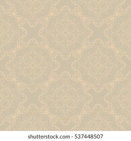 Seamless ornament on background. Wallpaper pattern