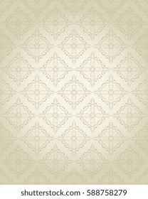 Seamless ornament on background. Wallpaper pattern