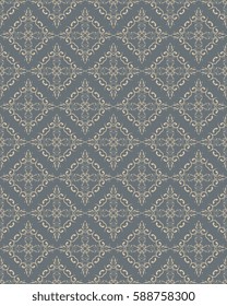 Seamless ornament on background. Wallpaper pattern