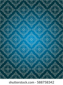Seamless ornament on background. Wallpaper pattern
