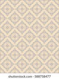 Seamless ornament on background. Wallpaper pattern