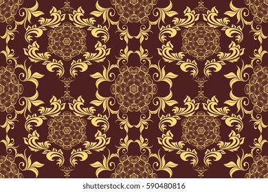 Vector Illustration Luxury Texture Wallpapers Fabric Stock Vector 