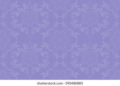 Seamless ornament on background. Wallpaper pattern