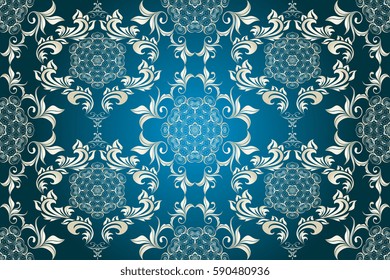 Seamless ornament on background. Wallpaper pattern