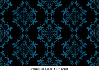 Seamless ornament on background. Wallpaper pattern