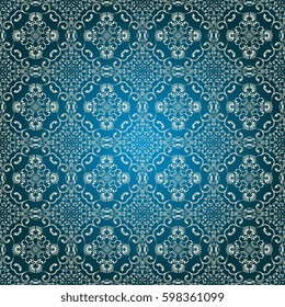 Seamless ornament on background. Wallpaper pattern