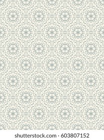 Seamless ornament on background. Wallpaper pattern