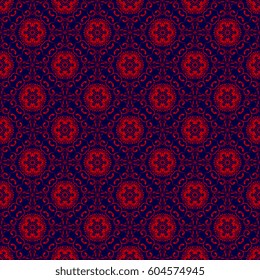Seamless ornament on background. Wallpaper pattern