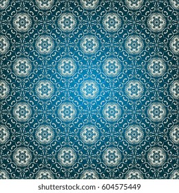 Seamless ornament on background. Wallpaper pattern