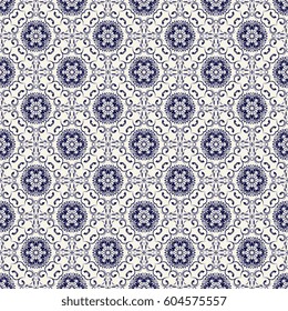 Seamless ornament on background. Wallpaper pattern