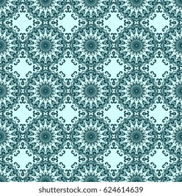 Seamless ornament on background. Wallpaper pattern