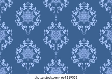 Seamless ornament on background. Wallpaper pattern