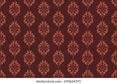 Seamless ornament on background. Wallpaper pattern