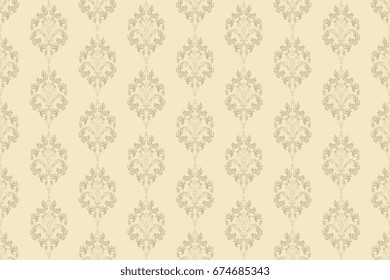 Seamless ornament on background. Wallpaper pattern