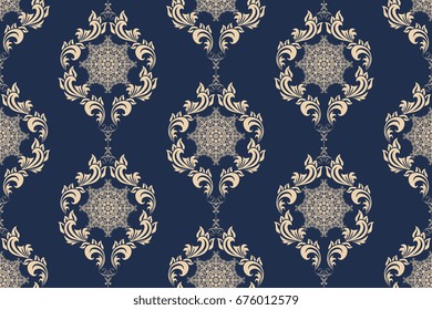Seamless ornament on background. Wallpaper pattern