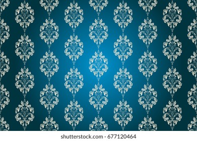 Seamless ornament on background. Wallpaper pattern