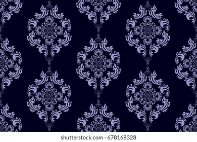 Seamless ornament on background. Wallpaper pattern
