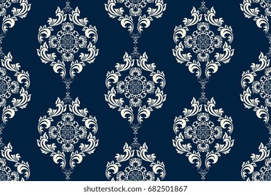 Seamless ornament on background. Wallpaper pattern