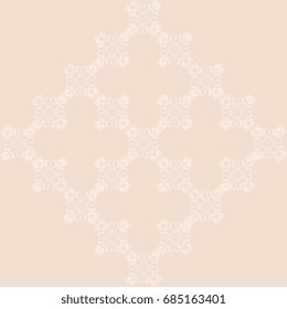 Seamless ornament on background. Wallpaper pattern