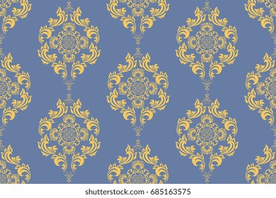 Seamless ornament on background. Wallpaper pattern