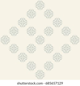 Seamless ornament on background. Wallpaper pattern