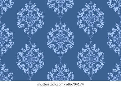 Seamless ornament on background. Wallpaper pattern
