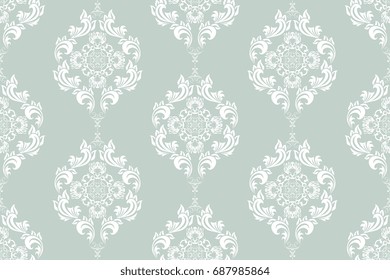 Seamless ornament on background. Wallpaper pattern