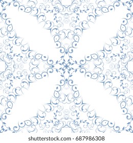 Seamless ornament on background. Wallpaper pattern