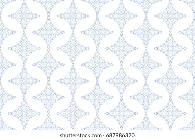 Seamless ornament on background. Wallpaper pattern