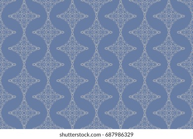 Seamless ornament on background. Wallpaper pattern