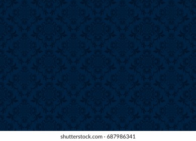 Seamless ornament on background. Wallpaper pattern