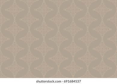 Seamless ornament on background. Wallpaper pattern