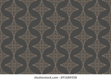 Seamless ornament on background. Wallpaper pattern