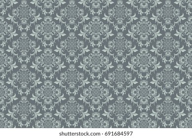 Seamless ornament on background. Wallpaper pattern