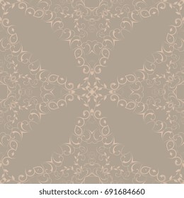 Seamless ornament on background. Wallpaper pattern