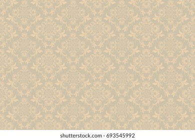 Seamless ornament on background. Wallpaper pattern