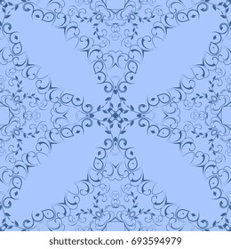 Seamless ornament on background. Wallpaper pattern