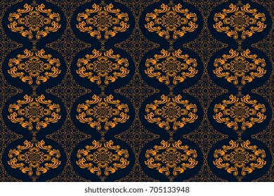 Seamless ornament on background. Wallpaper pattern