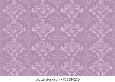 Seamless ornament on background. Wallpaper pattern