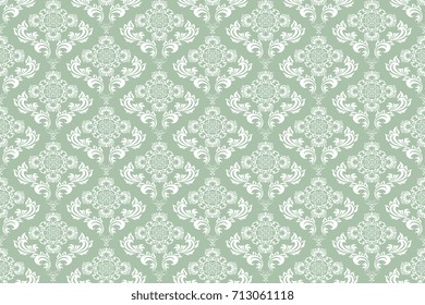 Seamless ornament on background. Wallpaper pattern