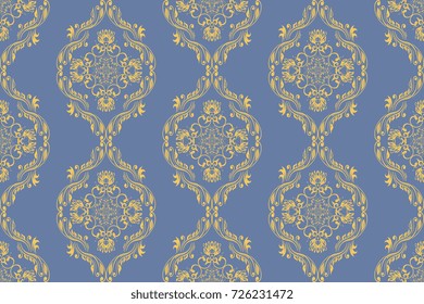 Seamless ornament on background. Wallpaper pattern