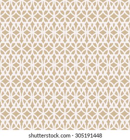 Seamless ornament pattern. Lattice background. Vector illustration.