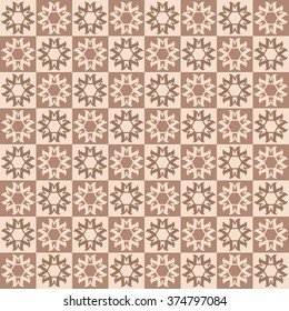 Seamless ornament pattern vector tile for multipurpose use in design