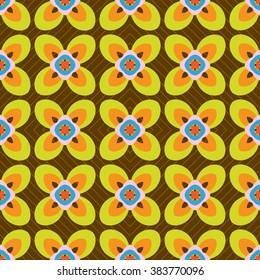 Seamless ornament pattern vector tile for multipurpose use in design