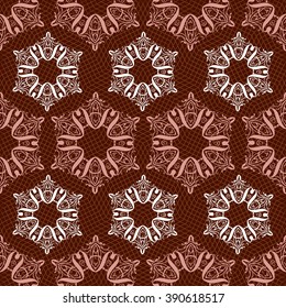 Seamless ornament pattern vector tile for multipurpose use in design