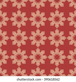 Seamless ornament pattern vector tile for multipurpose use in design